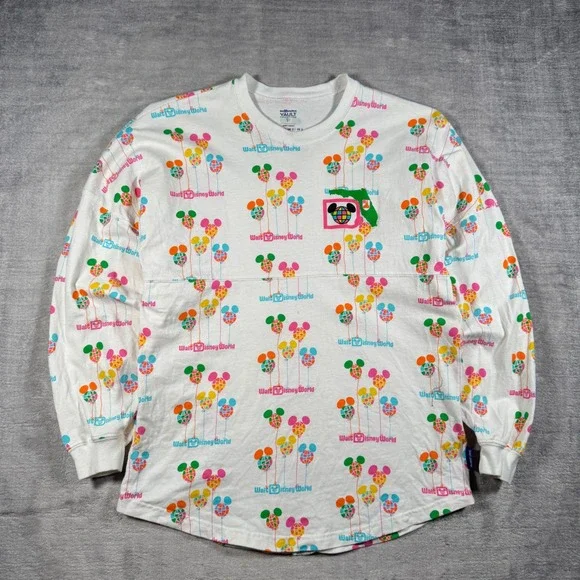 Disney Shirt Mens Small White Vault Collection 50th Anniversary Spirit Jersey - Picture 2 of 14